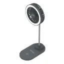 Ventilateur USB avec chargeur de smartphone et lampe LED