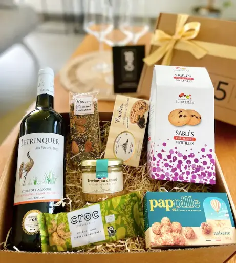 [BLANC22] Coffret gourmand avec Côtes de Gascogne