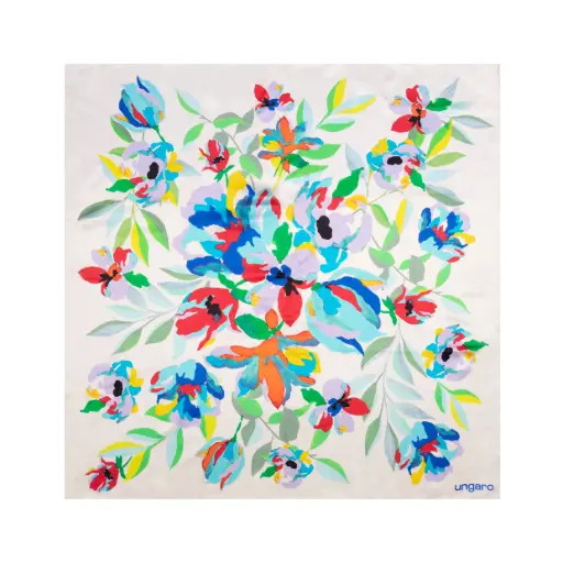 [UFM239G] Foulard soie Paola Cacharel